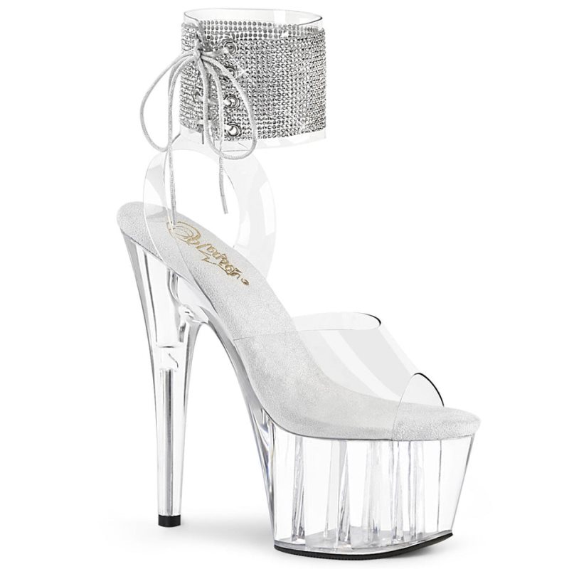 Pleaser Adore-791-2RS Donna Scarpe Pole Dance Clear | ITALIA ITDTKQAY