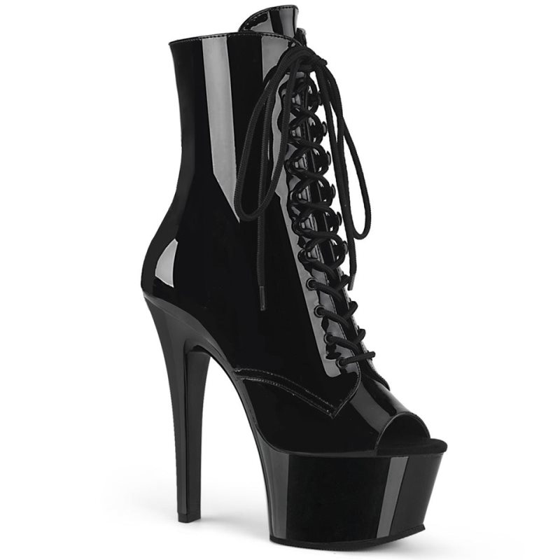 Pleaser Aspire-1021 Donna Scarpe Pole Dance Nere | ITALIA ITNOWZLS