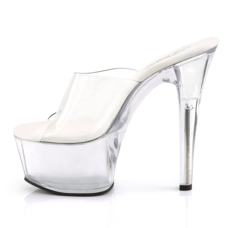 Pleaser Aspire-601 Donna Ciabatte Con Plateau Clear | ITALIA ITAXQMLB