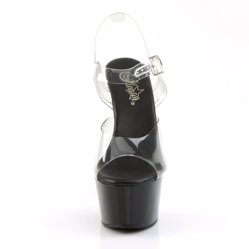 Pleaser Aspire-608 Donna Scarpe Pole Dance Nere | ITALIA ITBDYXAI