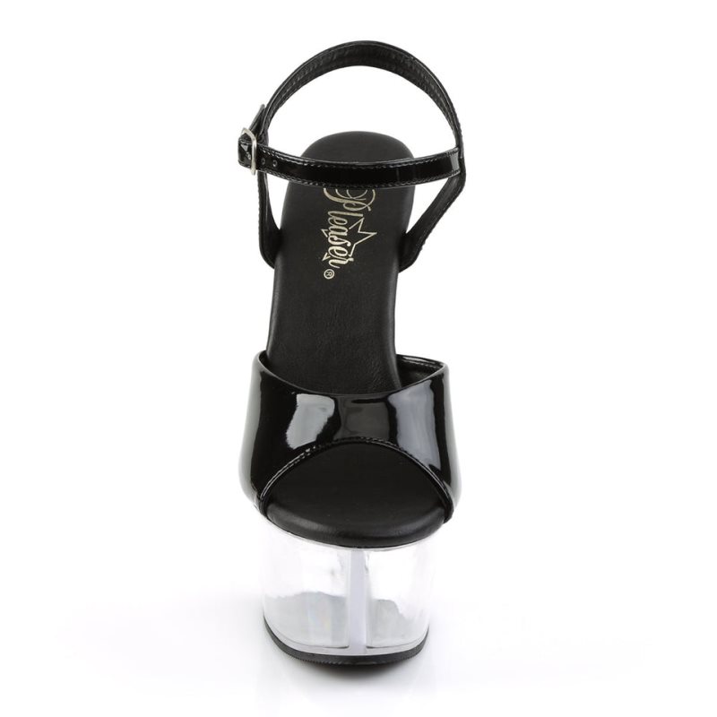 Pleaser Aspire-609 Donna Scarpe Pole Dance Nere | ITALIA ITINLGJW