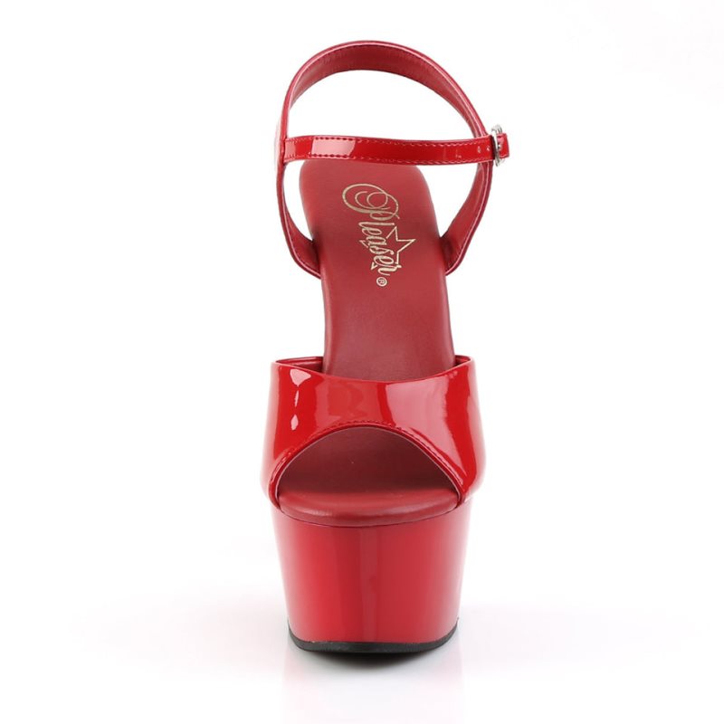 Pleaser Aspire-609 Donna Scarpe Pole Dance Rosse | ITALIA ITFAGVRO