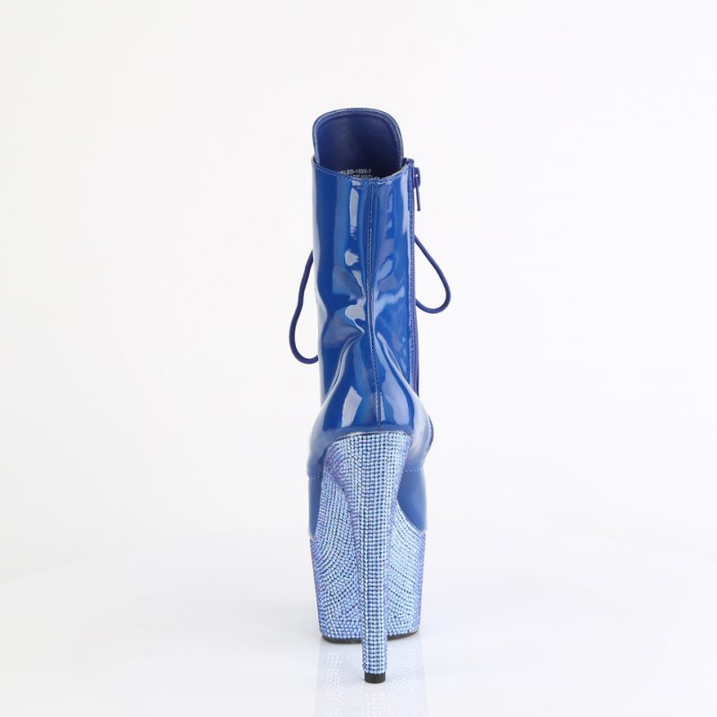 Pleaser Bejeweled-1020-7 Donna Scarpe Pole Dance Blu | ITALIA ITXHINVQ
