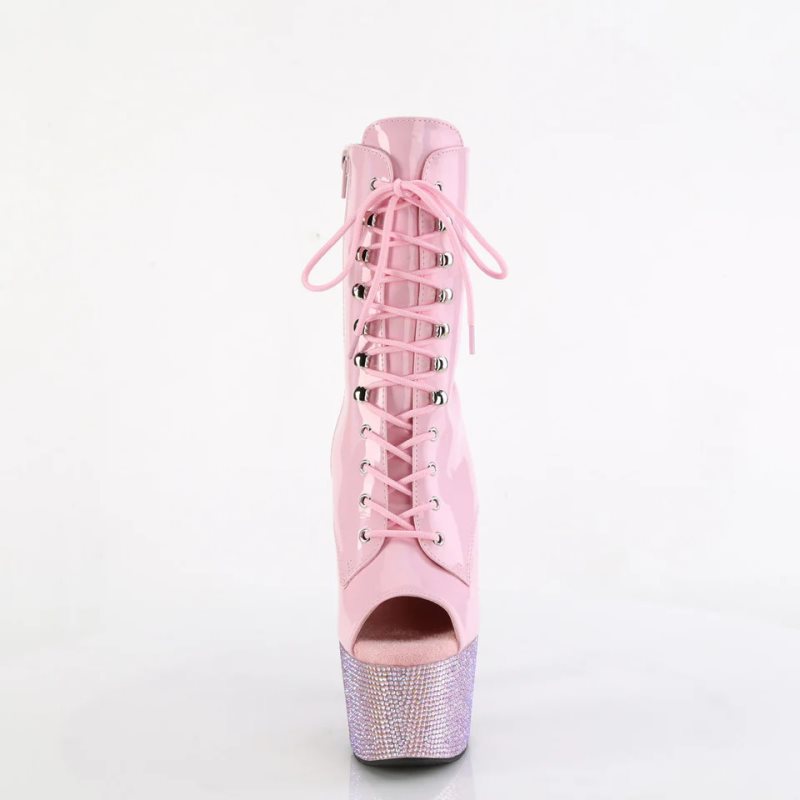 Pleaser Bejeweled-1021-7 Donna Scarpe Pole Dance Rosa | ITALIA ITFANLRX