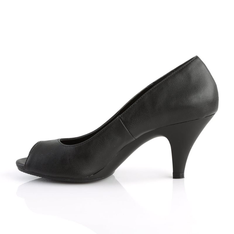 Pleaser Belle-362 Vegan Leather Donna Décolleté Nere | ITALIA ITAPIWGJ