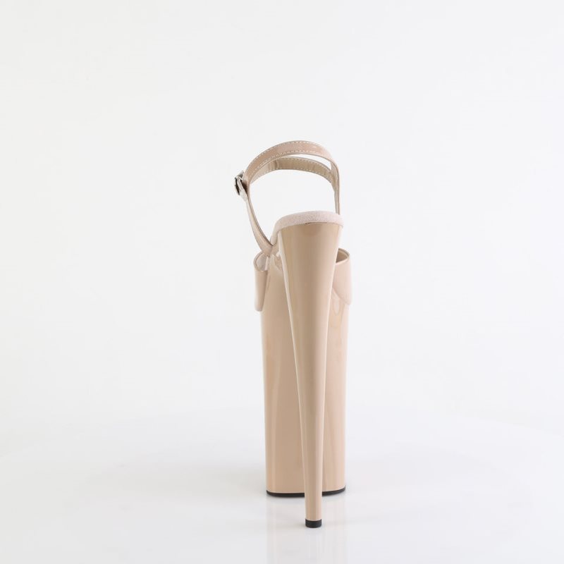 Pleaser Beyond-009 Donna Scarpe Pole Dance Beige | ITALIA ITAZPCOM