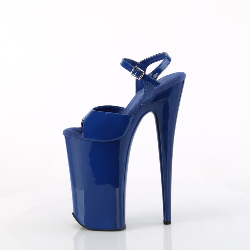 Pleaser Beyond-009 Donna Scarpe Pole Dance Blu | ITALIA ITMPUGRQ