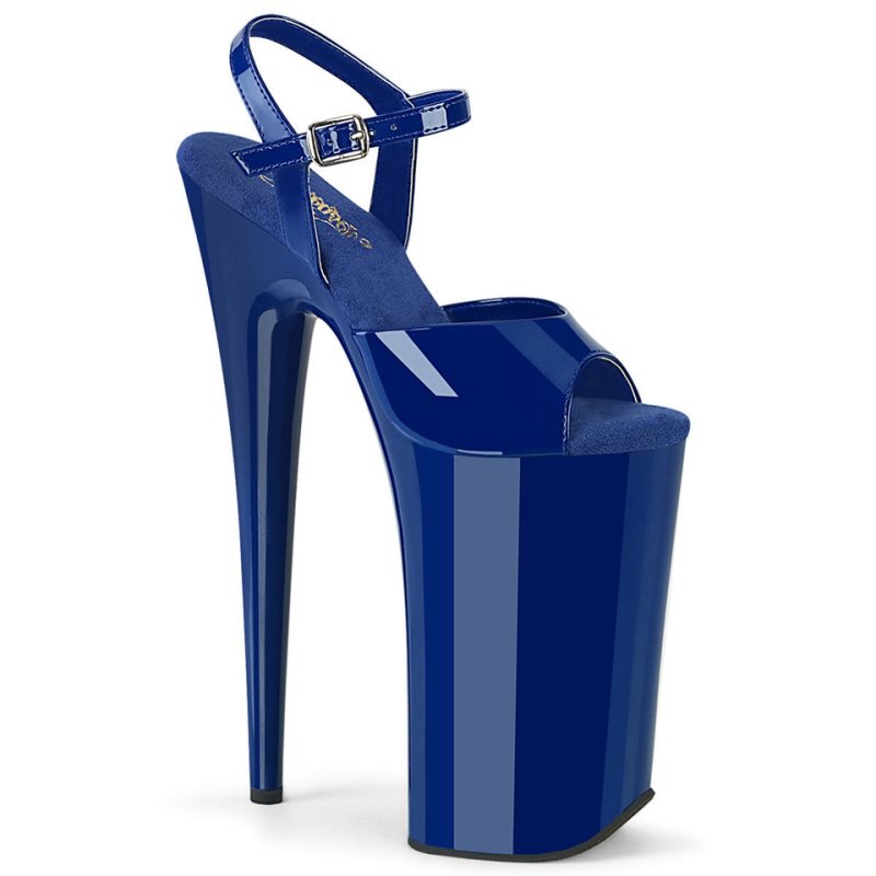 Pleaser Beyond-009 Donna Scarpe Pole Dance Blu | ITALIA ITMPUGRQ
