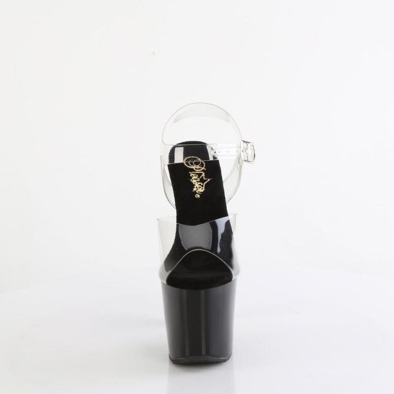 Pleaser Bliss-708 Donna Scarpe Pole Dance Nere | ITALIA ITEVQLMD