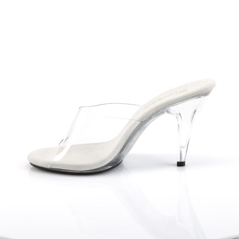 Pleaser Caress-401 Donna Ciabatte Clear | ITALIA ITGCZJUB