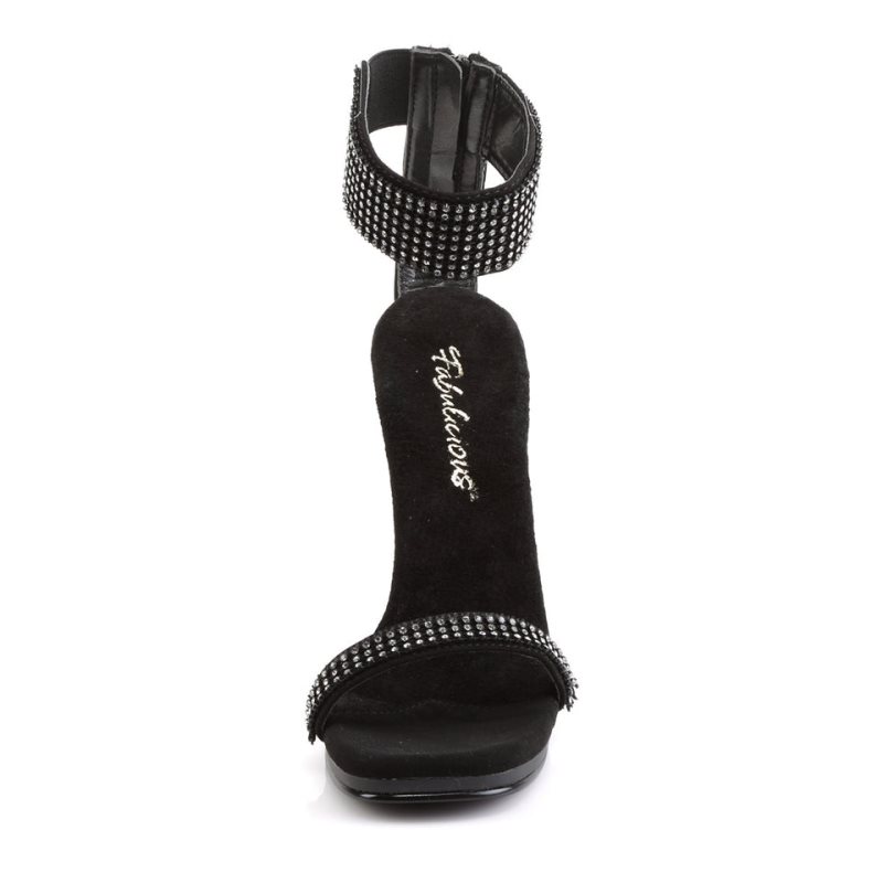 Pleaser Chic-40 Donna Sandali con Tacco Nere | ITALIA ITAIOSML