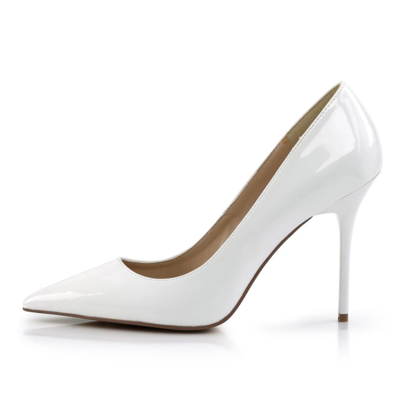 Pleaser Classique-20 Donna Décolleté Bianche | ITALIA ITJRTCDA