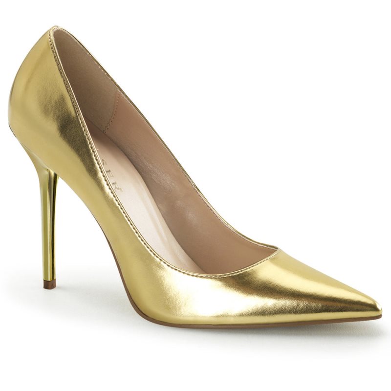 Pleaser Classique-20 Donna Décolleté Oro Metal | ITALIA ITZDFVGU