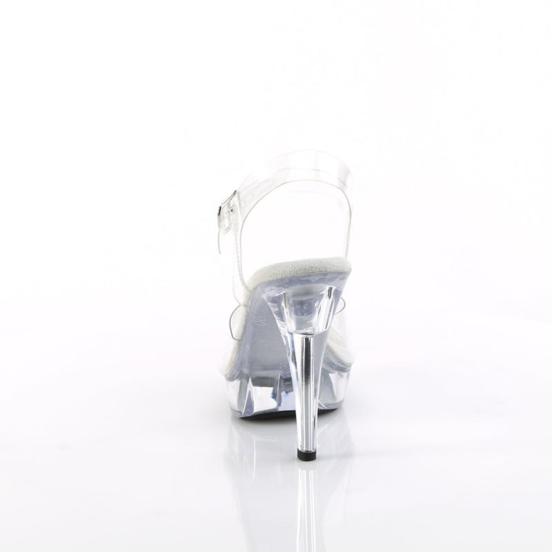 Pleaser Cocktail-508 Donna Scarpe Pole Dance Clear | ITALIA ITECUJAW