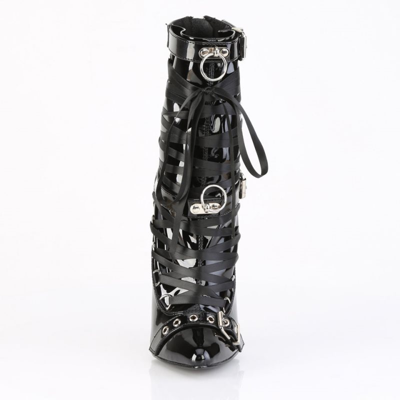 Pleaser Dagger-1032 Donna Scarpe Pole Dance Nere | ITALIA ITKGPZJU