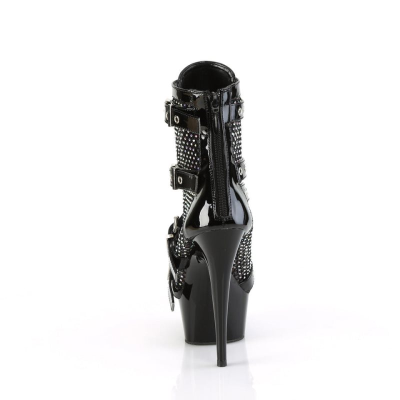 Pleaser Delight-1013RM Donna Scarpe Pole Dance Nere | ITALIA ITXEVJCR
