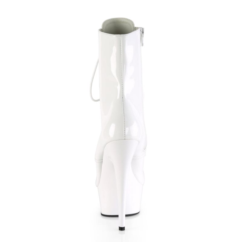 Pleaser Delight-1020 Donna Scarpe Pole Dance Bianche | ITALIA ITOQRIET