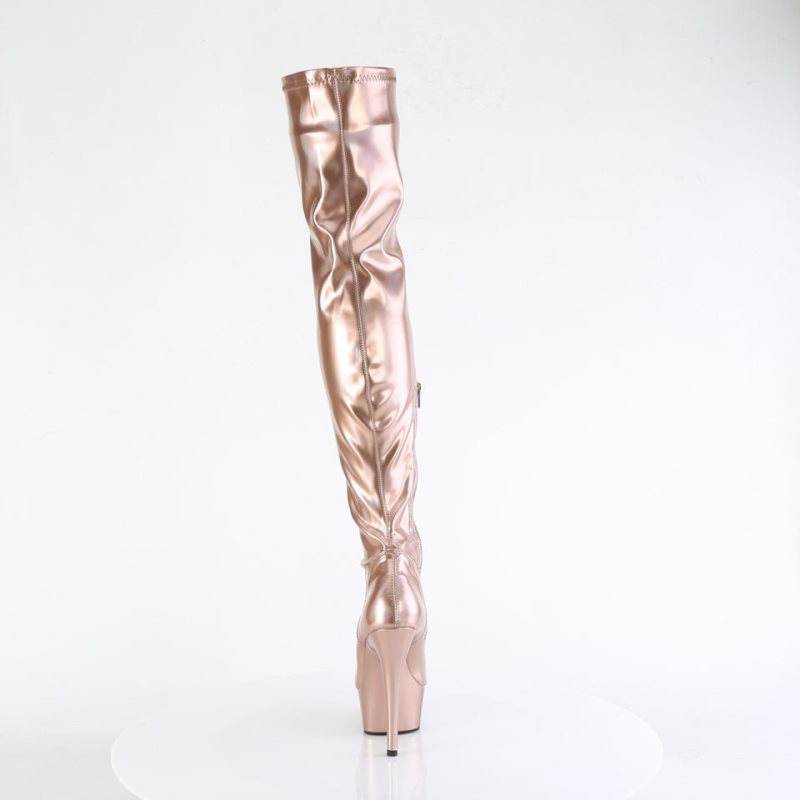 Pleaser Delight-3000HWR Donna Scarpe Pole Dance Rosa Oro | ITALIA ITVIQONG