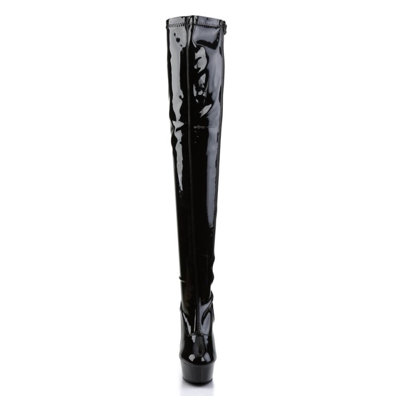 Pleaser Delight-3000 Donna Scarpe Pole Dance Nere | ITALIA ITRMWYSO