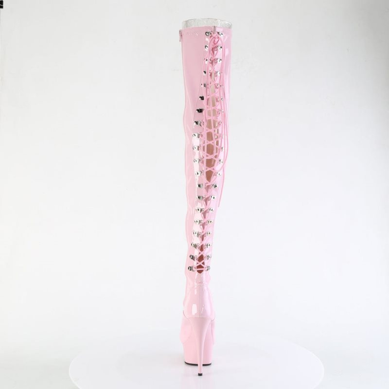 Pleaser Delight-3063 Donna Scarpe Pole Dance Rosa | ITALIA ITJXUCKZ