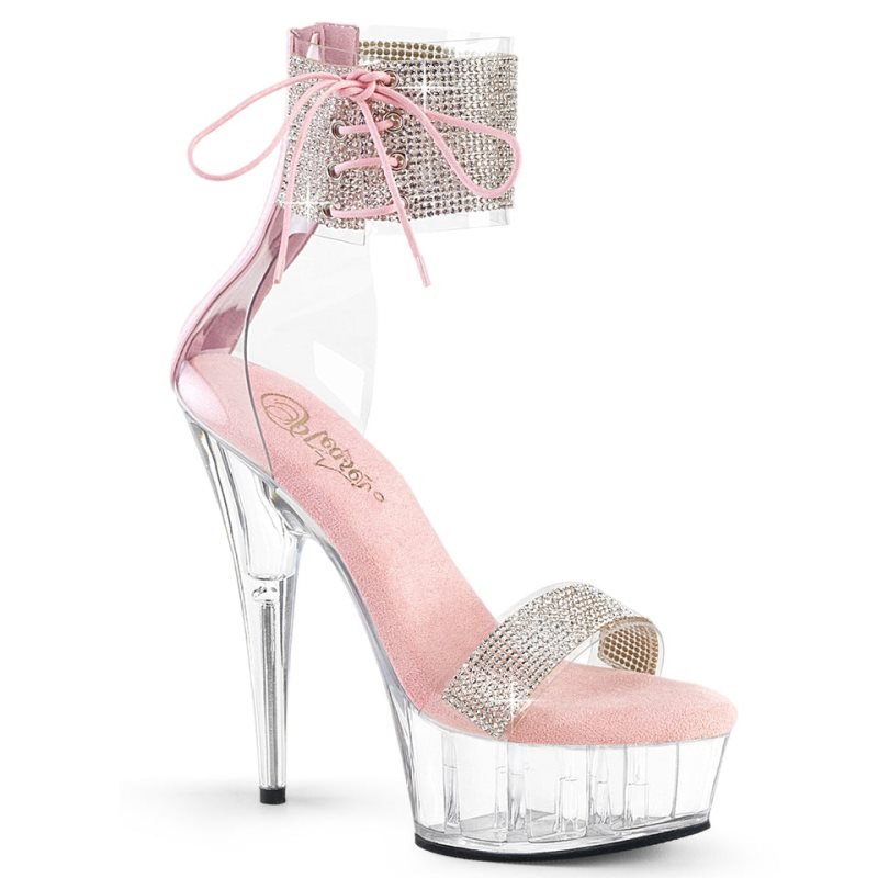 Pleaser Delight-627RS Donna Scarpe Pole Dance Rosa | ITALIA ITJMODZP