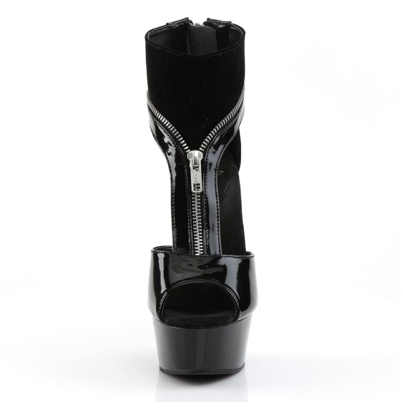 Pleaser Delight-690 Donna Scarpe Pole Dance Nere | ITALIA ITIWEGXJ