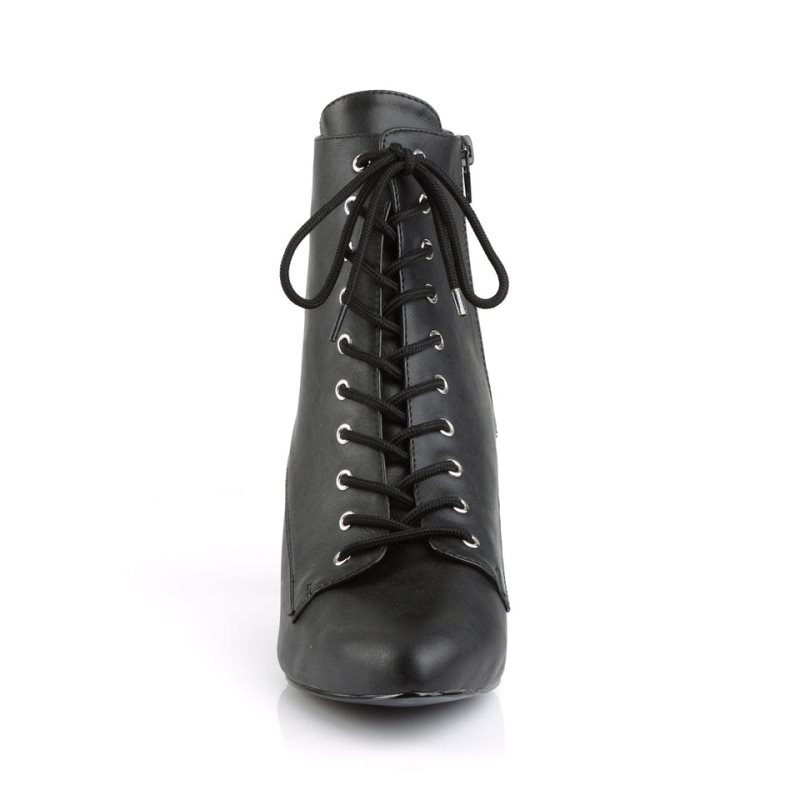 Pleaser Divine-1020 Vegan Leather Donna Scarpe Pole Dance Nere | ITALIA ITSJAGDP