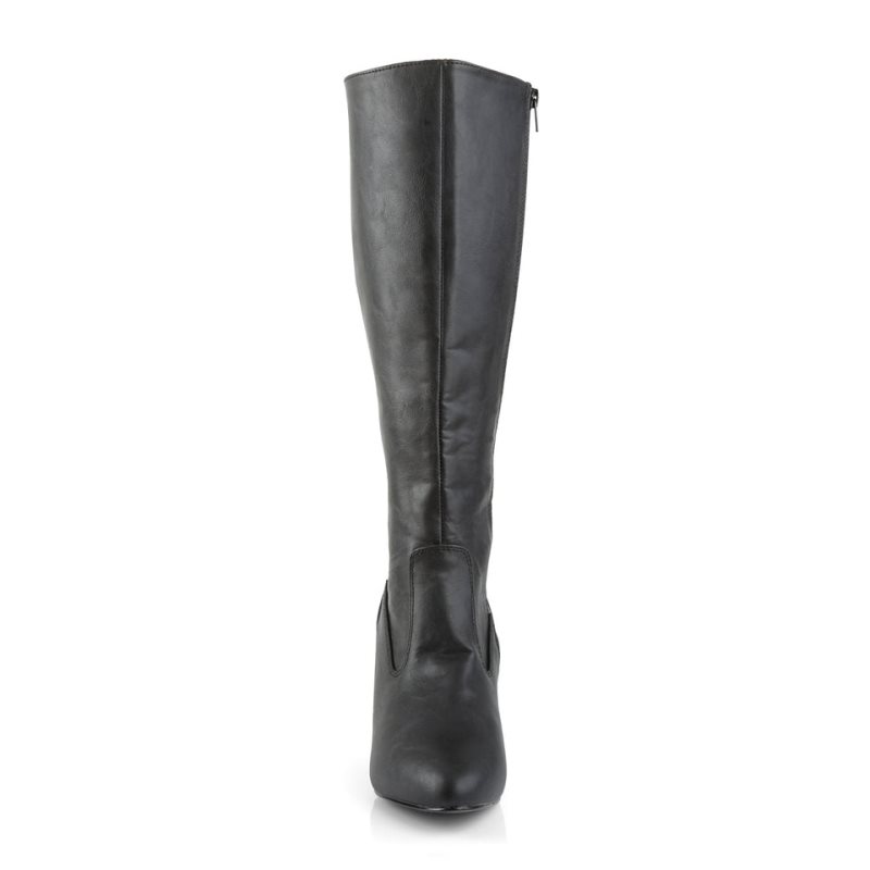 Pleaser Divine-2018 Vegan Leather Donna Scarpe Pole Dance Nere | ITALIA ITYDKOMP