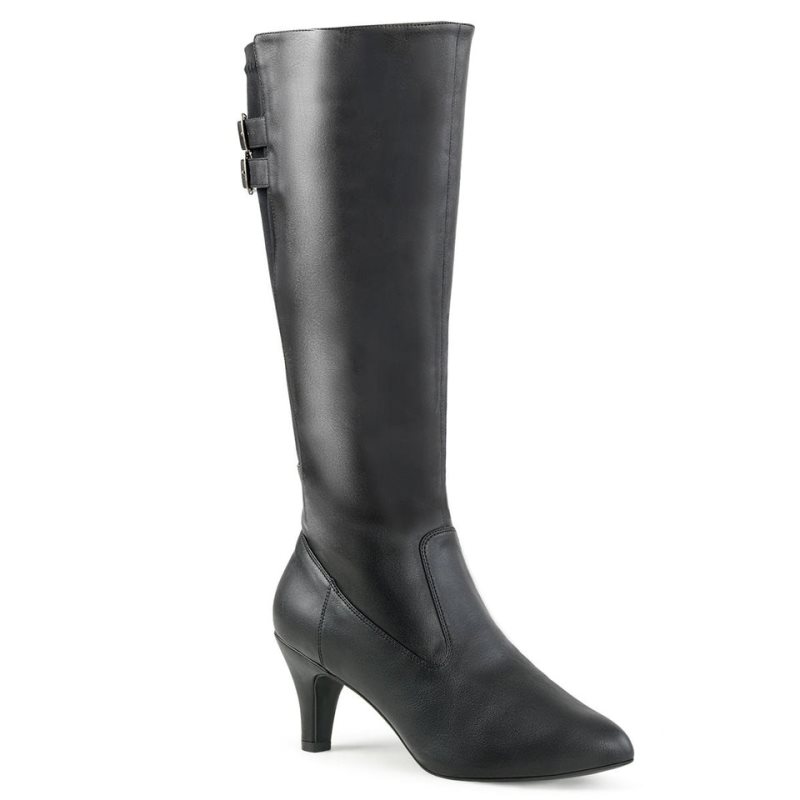 Pleaser Divine-2018 Vegan Leather Donna Scarpe Pole Dance Nere | ITALIA ITYDKOMP