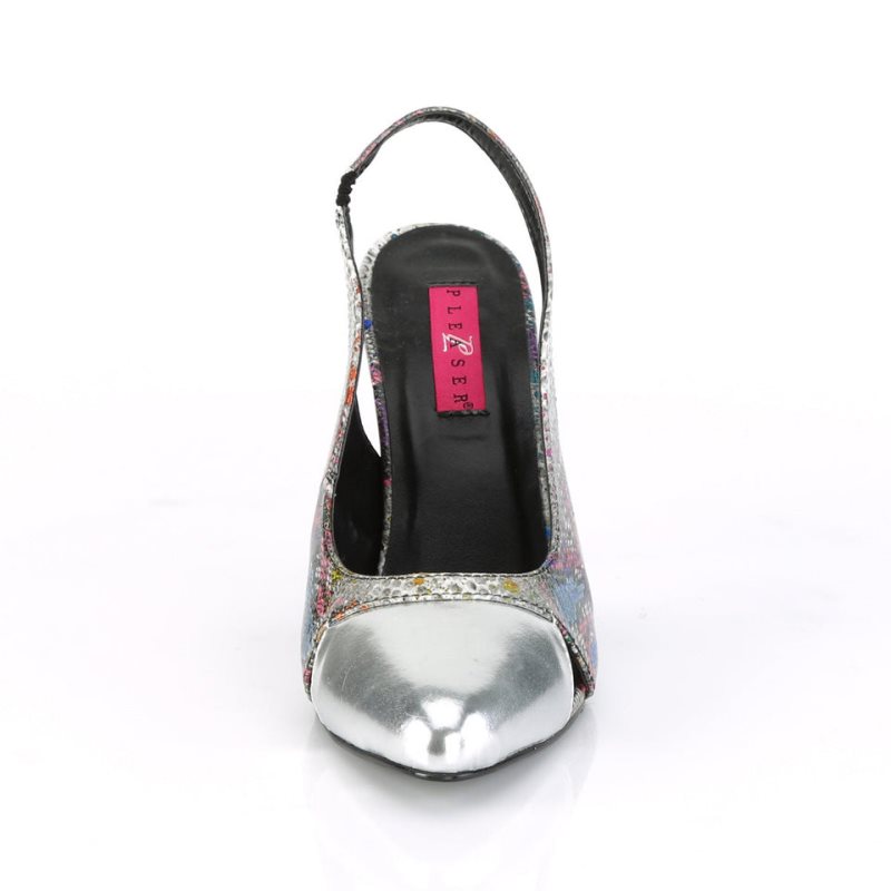 Pleaser Dream-405 Donna Décolleté Colorate Argento | ITALIA ITPULHYF