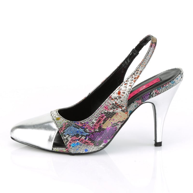 Pleaser Dream-405 Donna Décolleté Colorate Argento | ITALIA ITPULHYF