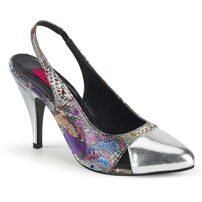 Pleaser Dream-405 Donna Décolleté Colorate Argento | ITALIA ITPULHYF