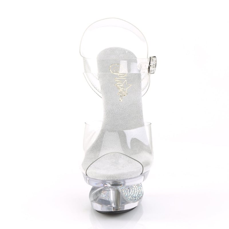 Pleaser Eclipse-608DM Donna Scarpe Pole Dance Clear | ITALIA ITTJKNQZ
