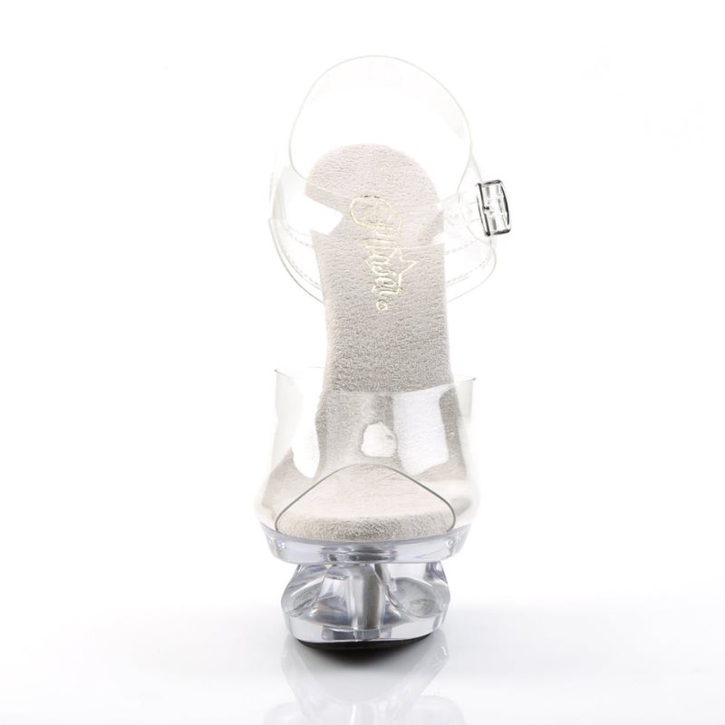 Pleaser Eclipse-608 Donna Scarpe Pole Dance Clear | ITALIA ITPCBVOQ