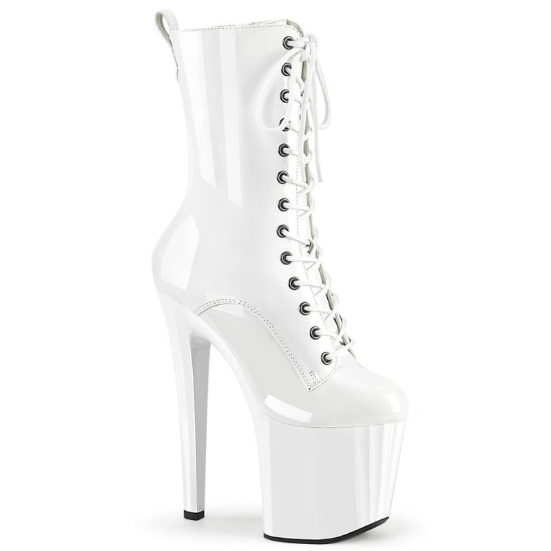 Pleaser Enchant-1040 Donna Scarpe Pole Dance Bianche | ITALIA ITMXCSLQ