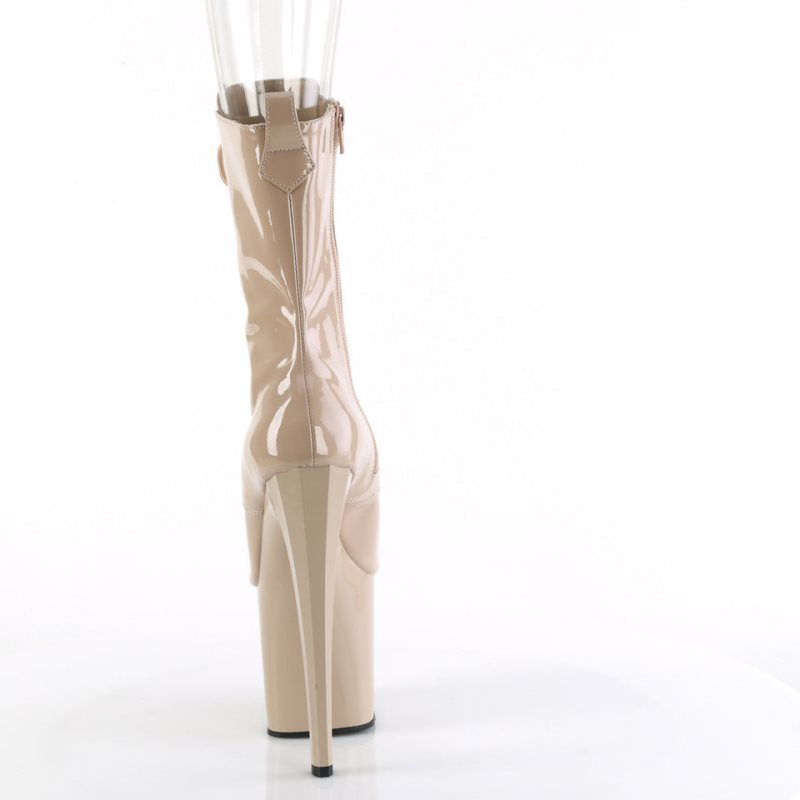 Pleaser Enchant-1041 Donna Scarpe Pole Dance Beige | ITALIA ITNQXOUD