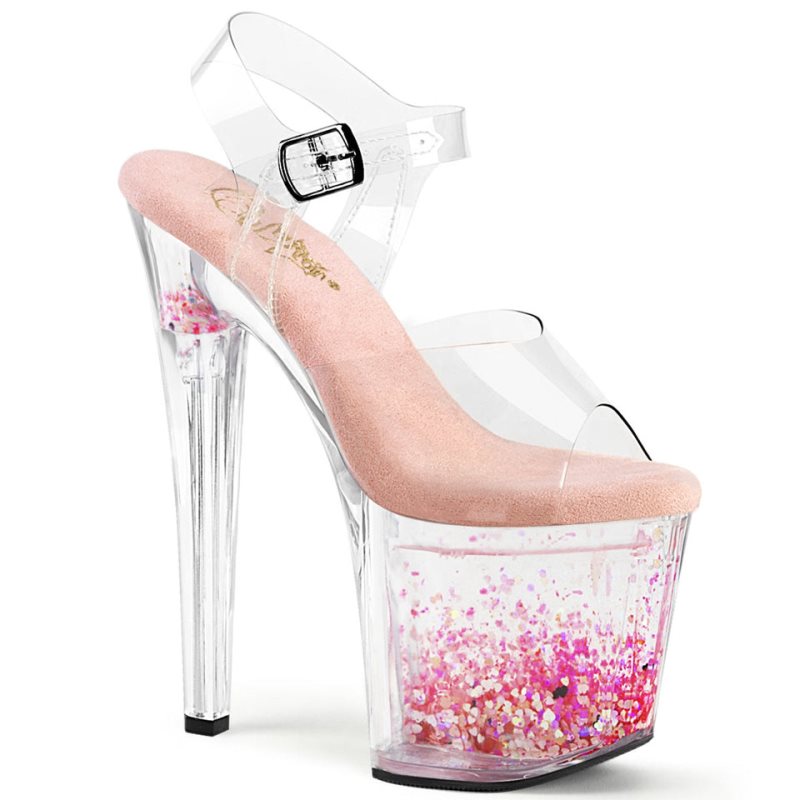 Pleaser Enchant-708AQUA-03 Donna Scarpe Pole Dance Rosa | ITALIA ITRVTWGJ