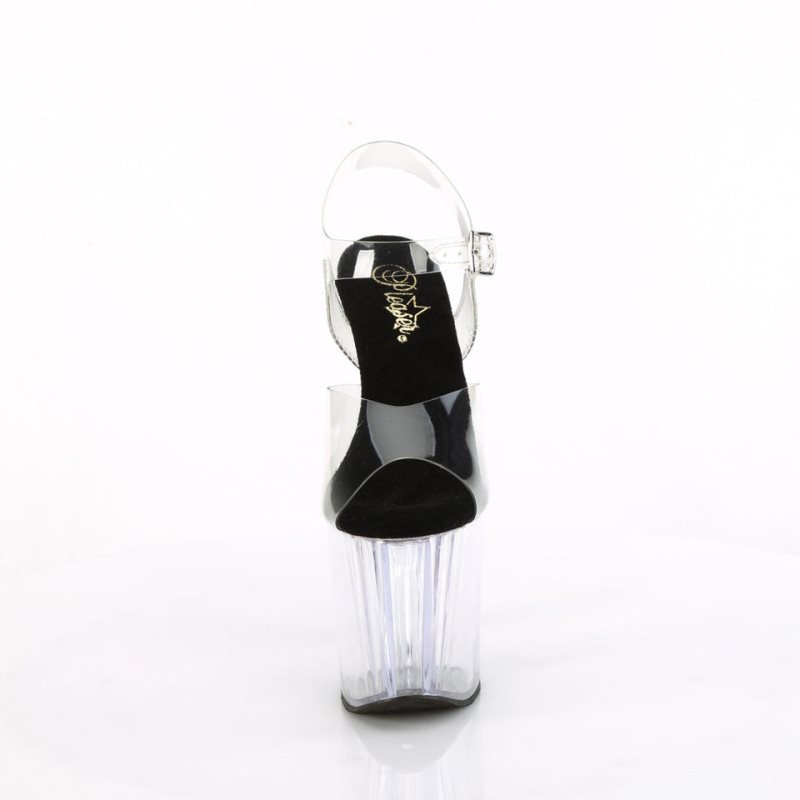 Pleaser Enchant-708 Donna Scarpe Pole Dance Nere | ITALIA ITUFSDHW