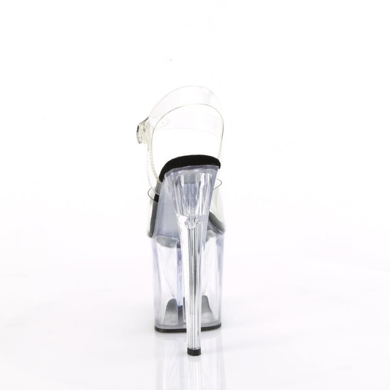 Pleaser Enchant-708 Donna Scarpe Pole Dance Nere | ITALIA ITUFSDHW