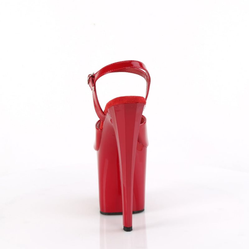 Pleaser Enchant-709 Donna Scarpe Pole Dance Rosse | ITALIA ITHBYUFM
