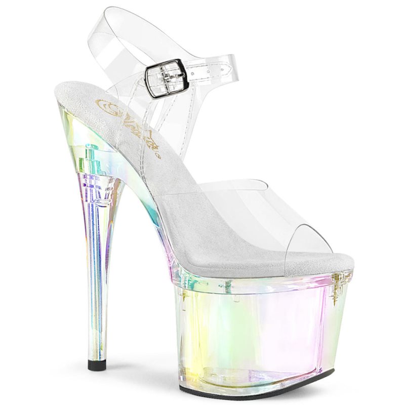 Pleaser Esteem-708RBP Donna Scarpe Pole Dance Clear | ITALIA ITXBTPUD