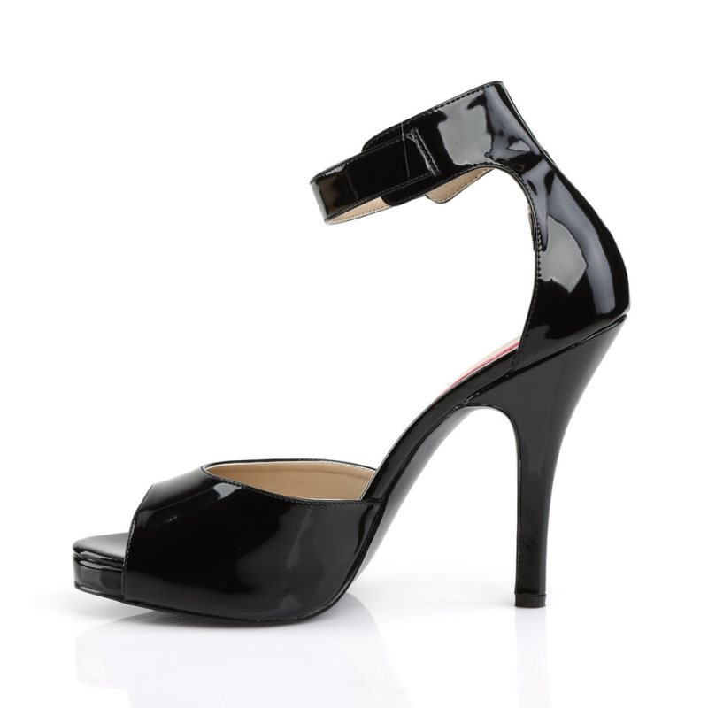 Pleaser Eve-02 Donna Sandali con Tacco Nere | ITALIA ITITLWER