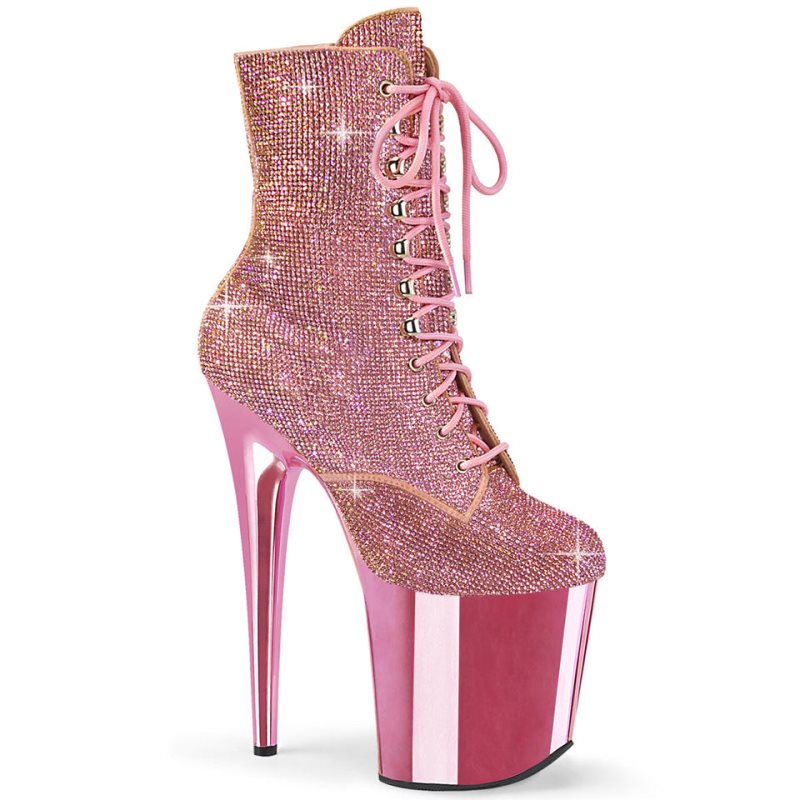 Pleaser Flamingo-1020CHRS Donna Scarpe Pole Dance Rosa | ITALIA ITBAVDQM