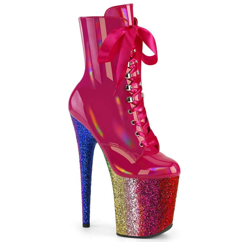 Pleaser Flamingo-1020HG Donna Scarpe Pole Dance Rosa Colorate | ITALIA ITNORSGI
