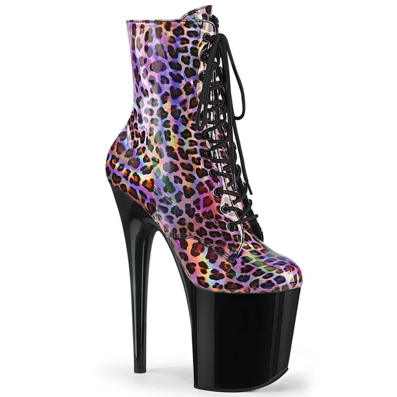Pleaser Flamingo-1020LP Donna Scarpe Pole Dance Rosa Nere | ITALIA ITUOKILA