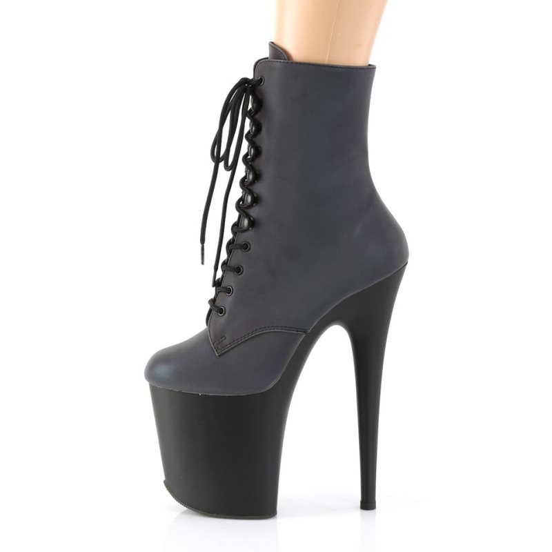 Pleaser Flamingo-1020REFL Donna Scarpe Pole Dance Verdi Nere | ITALIA ITIVCUXA