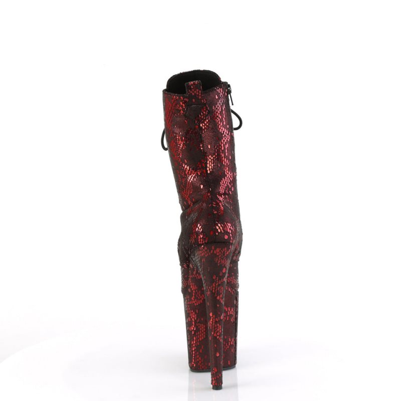 Pleaser Flamingo-1040SPF Donna Scarpe Pole Dance Rosse | ITALIA ITOZFEUY