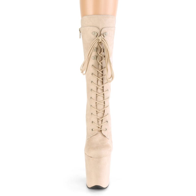 Pleaser Flamingo-1050FS Donna Scarpe Pole Dance Beige | ITALIA ITDRKPHB