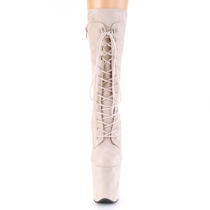 Pleaser Flamingo-1050FS Donna Scarpe Pole Dance Marroni | ITALIA ITMHGUDT