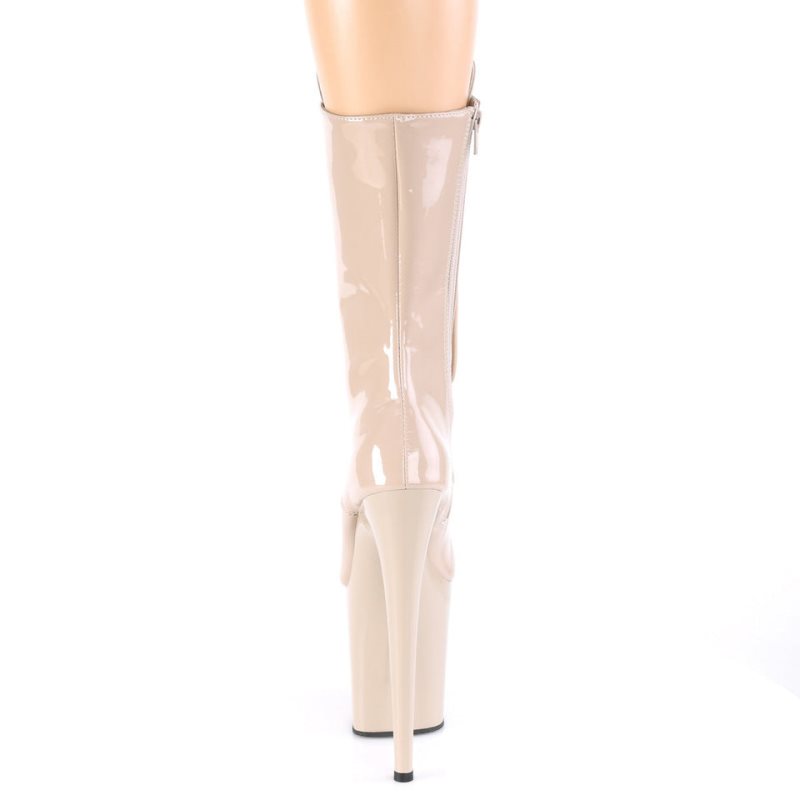 Pleaser Flamingo-1050 Donna Scarpe Pole Dance Beige | ITALIA ITTSJWKA
